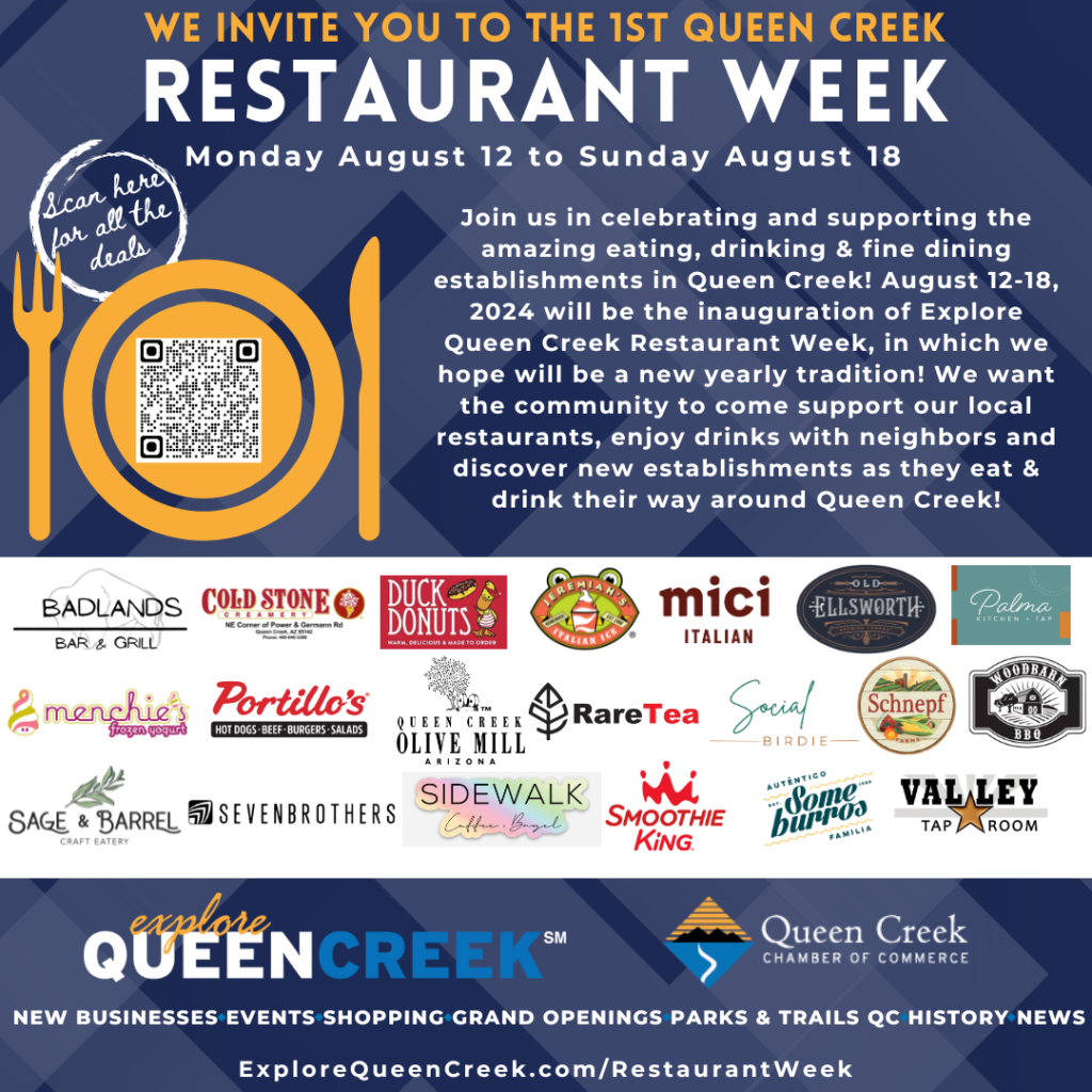 Queen Creek Restaurant Week 2024 Participating Restaurants